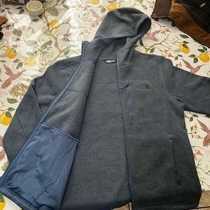 North Face hooded zip up